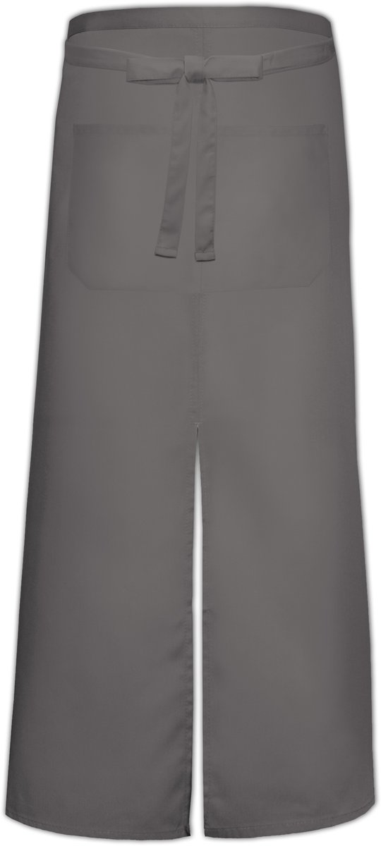 Franse sloof met split en zak - Dark Grey - 100 x 100 cm - Link Kitchen Wear