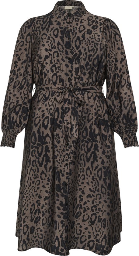 Kaffe Curve KCjola Shirt Dress Dames Jurk - Maat 48