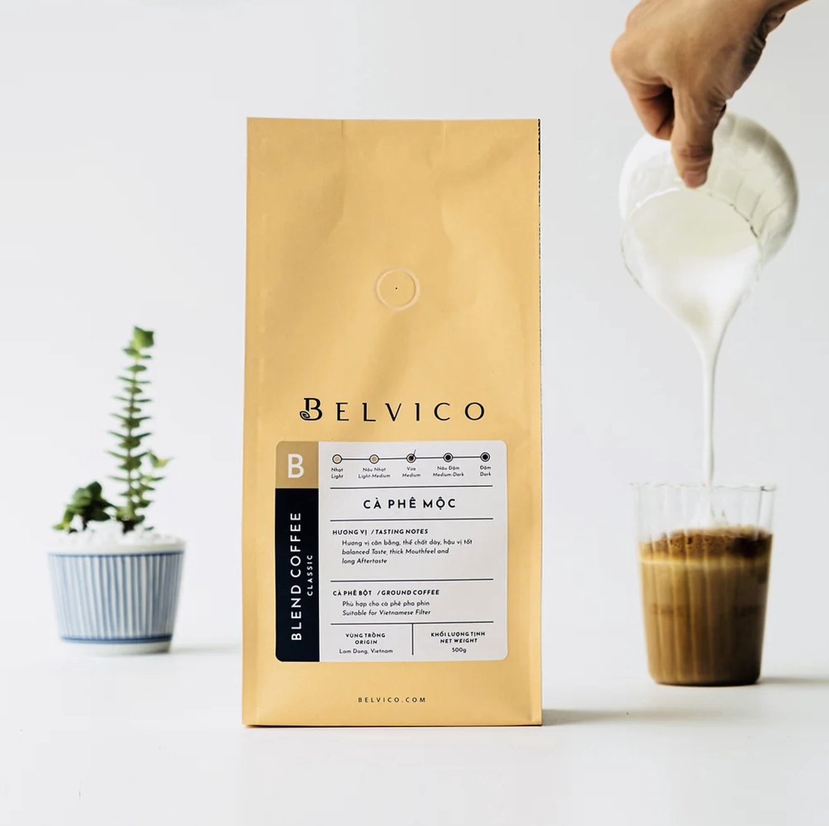 Blend Classic gemalen 250gr - Authentieke Vietnamese koffie