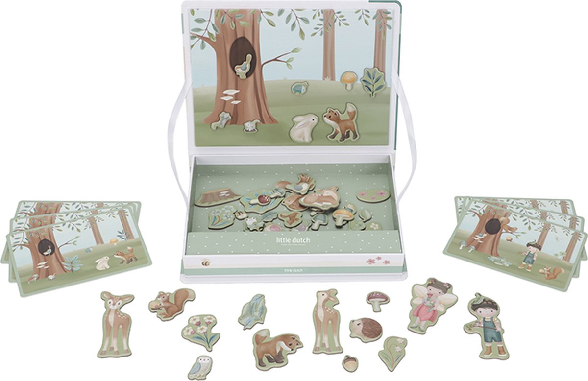 Little Dutch Magnetisch speelbord - Forest Friends FSC — afbeelding 7