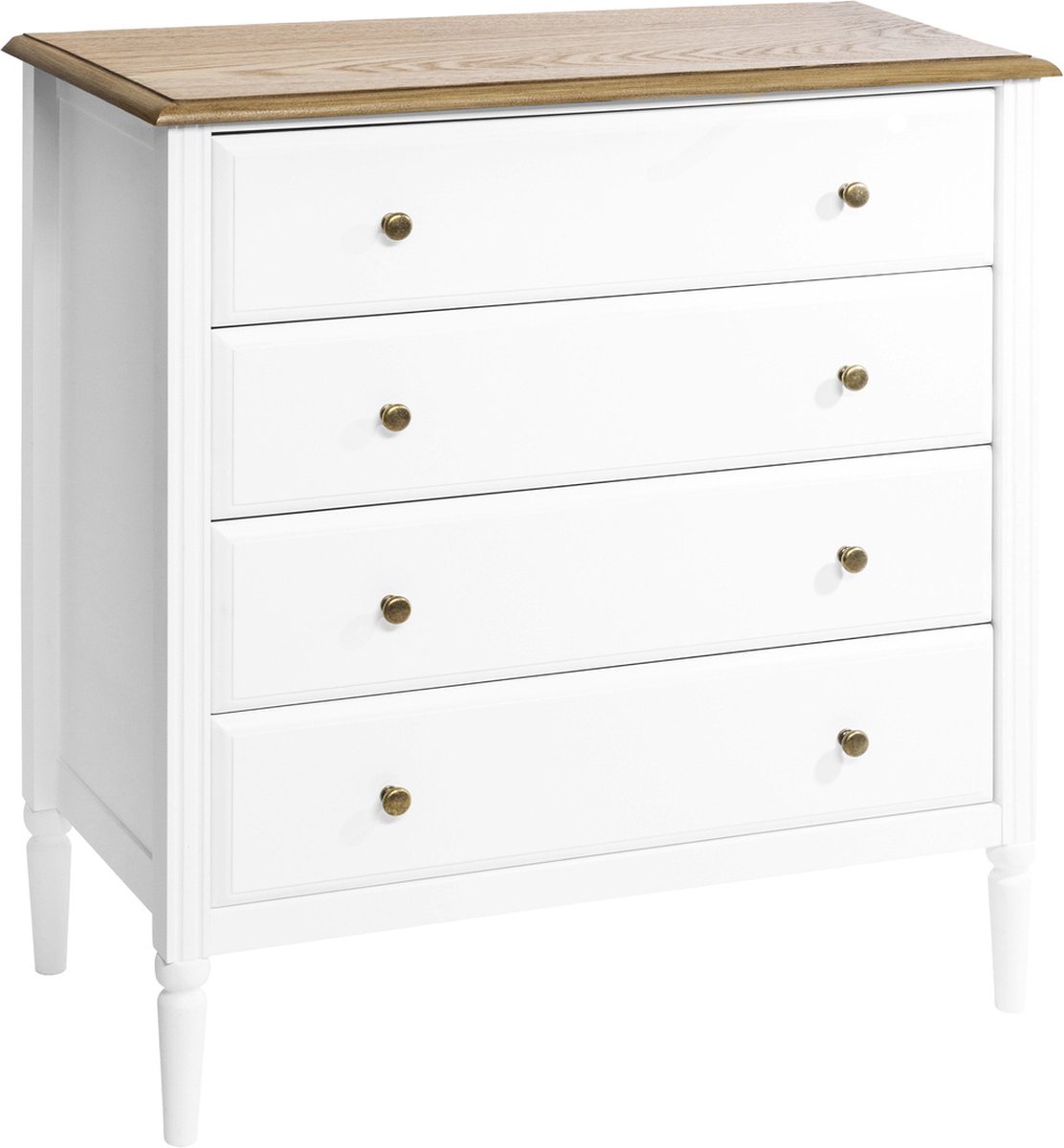 Atmosphera Créateur d'intérieur® Ladekast met 5 laden SOLEN, 80 x 40 x 80,5 cm wit