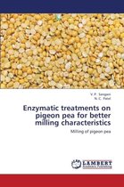 Enzymatic treatments on pigeon pea for better milling characteristics