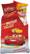 Disney Cars Rusteze - Dekbedovertrek - Eenpersoons - 140 x 200 cm - Red