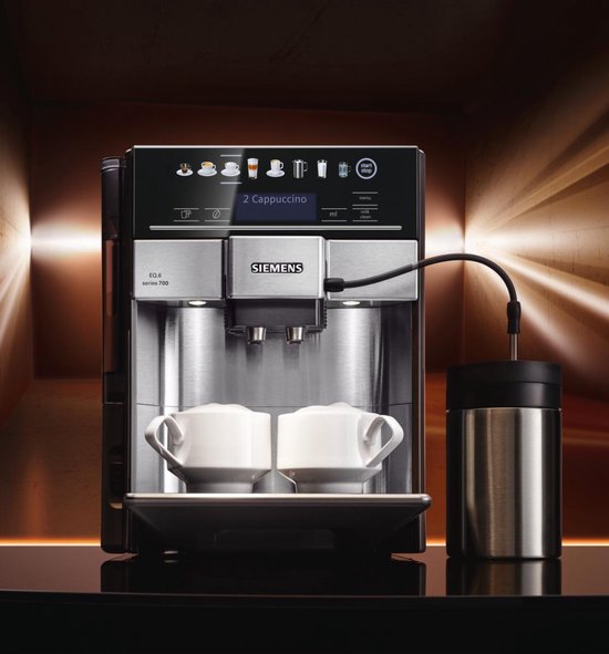 Siemens EQ6 TE617203RW Espressomachine RVS