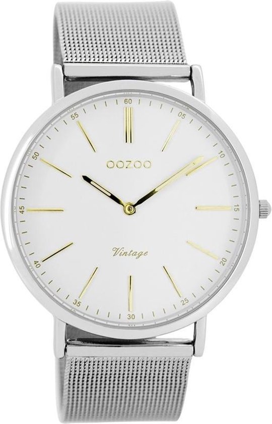 OOZOO Vintage C7386 - Horloge Zilver/Goud | bol.com
