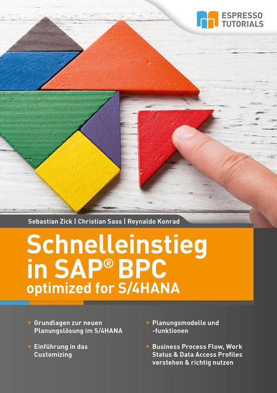 Schnelleinstieg in SAP BPC optimized for SAP S/4HANA - cover