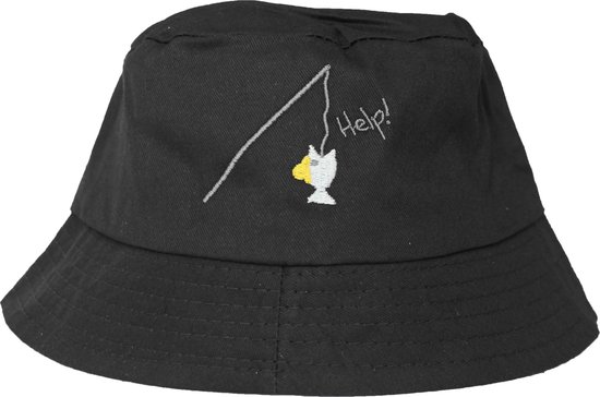 Vissershoedje / Bucket Hat - Zwart