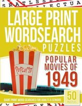 Large Print Wordsearches Puzzles Popular Movies of 1949