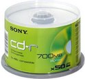 Sony CD-R 80min - 700MB / 48 x 50 / spindel