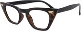 Icon Eyewear RCD603 Beyonce Leesbril +3.00 - Glanzend tortoise - Cat-eye