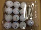 Golfballen gebruikt/lakeballs Callaway mix AAA klasse 12 stuks + 1 gratis