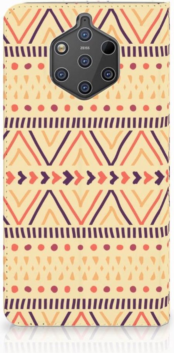 Nokia 9 PureView Hoesje met Magneet Aztec Yellow