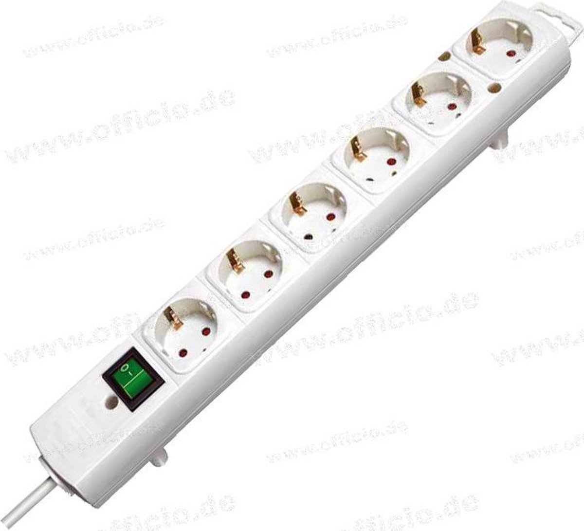 Brennenstuhl Comfort-Line 6-voudige witte stekkerdoos met schakelaar - 2  meter | bol.com