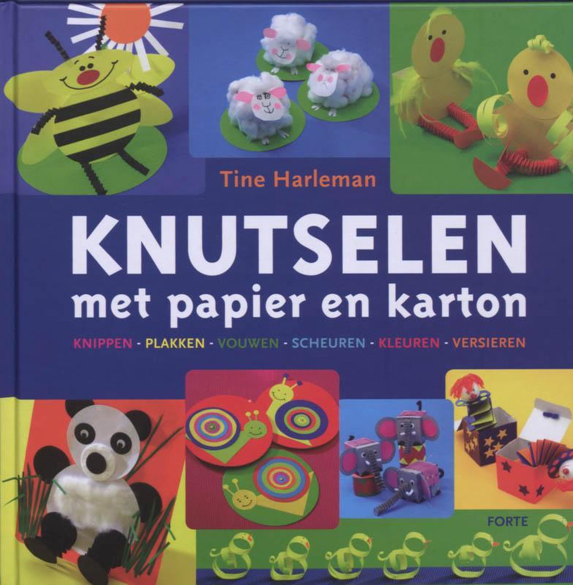 Knutselen Met Papier En Karton, Tine Harleman | 9789058777744 | Boeken |  bol.com
