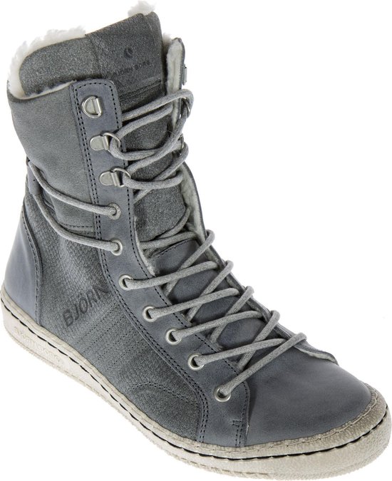 Bjorn Borg Wendy High Scale Fur Sneakers - Maat 37 - Vrouwen - grijs |  bol.com