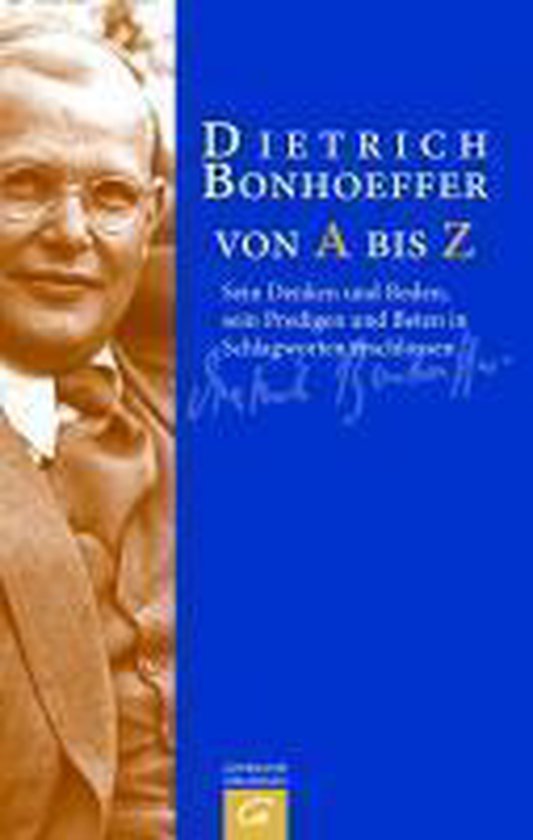 Dietrich Bonhoeffer Von A Bis Z - cover