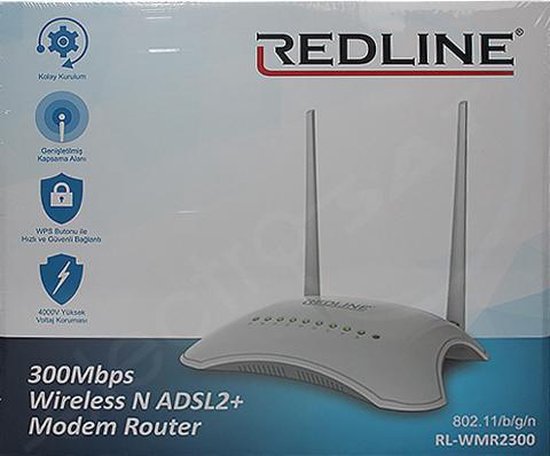 Redinet Router Redline Draadloze Router 300Mbps RL-WMR2300 | bol