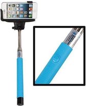 Selfie Stick (Uitschuifbare Monopod) met Bluetooth - Blauw