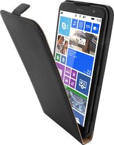 Mobiparts - zwarte premium flipcase - Nokia Lumia 1320