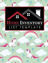 Home Inventory List Template