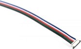 RGBW LEDstrip Koppel Kabel met Schuifconnectoren - 5 aderig 10cm