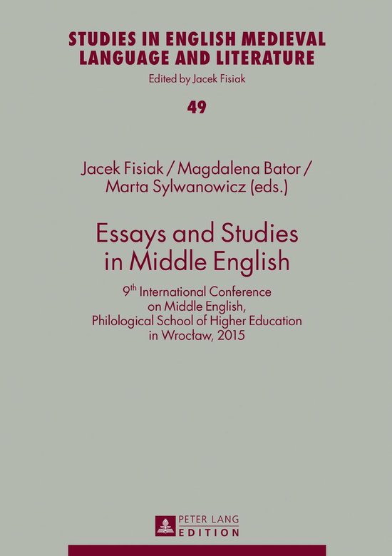 Studies in English Medieval Language and Literature 49 - Ess ... - cover