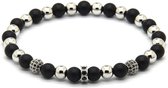 Memphis kralen armband Lucky Ball Silver