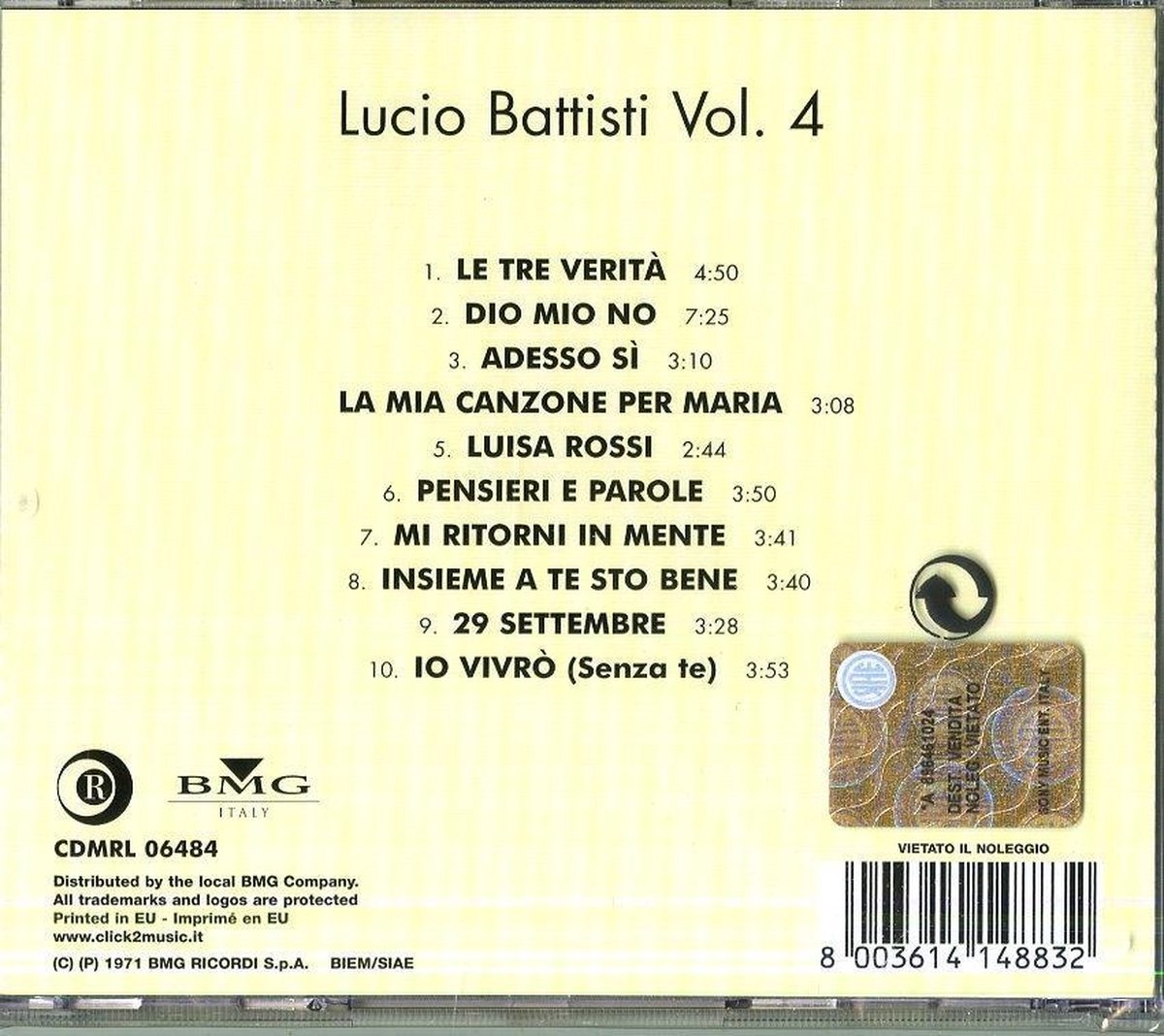 lucio battisti dio mio no