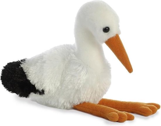 Pluche ooievaar vogel knuffel 20 cm - Ooievaars dieren knuffels - Speelgoed  voor... | bol.com