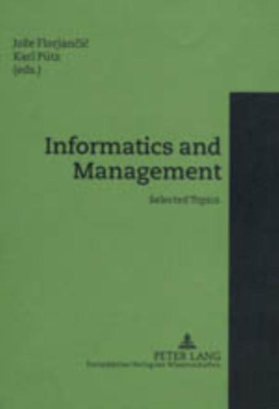 Informatics and Management - cover