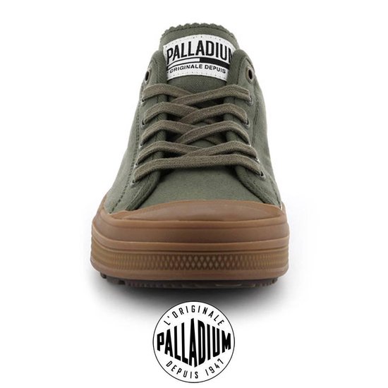 bol.com | Palladium Sub Low Olive Night Mid Wandelschoenen Heren Size : 42