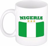 Beker / mok met de Nigeriaanse vlag - 300 ml keramiek - Nigeria