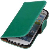 Mobieletelefoonhoesje.nl  - Samsung Galaxy S3 Hoesje Zakelijke Bookstyle Groen