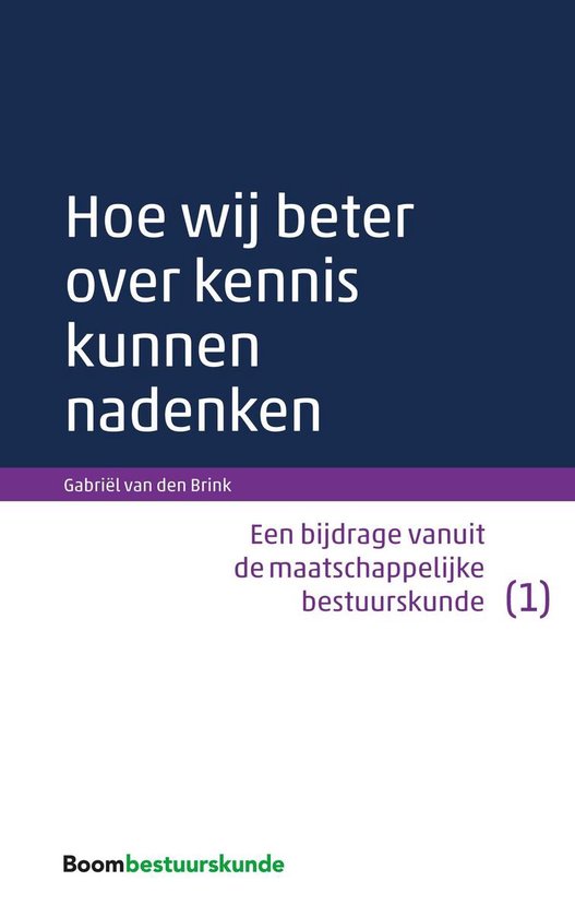 Hoe wij beter over kennis kunnen nadenken - cover