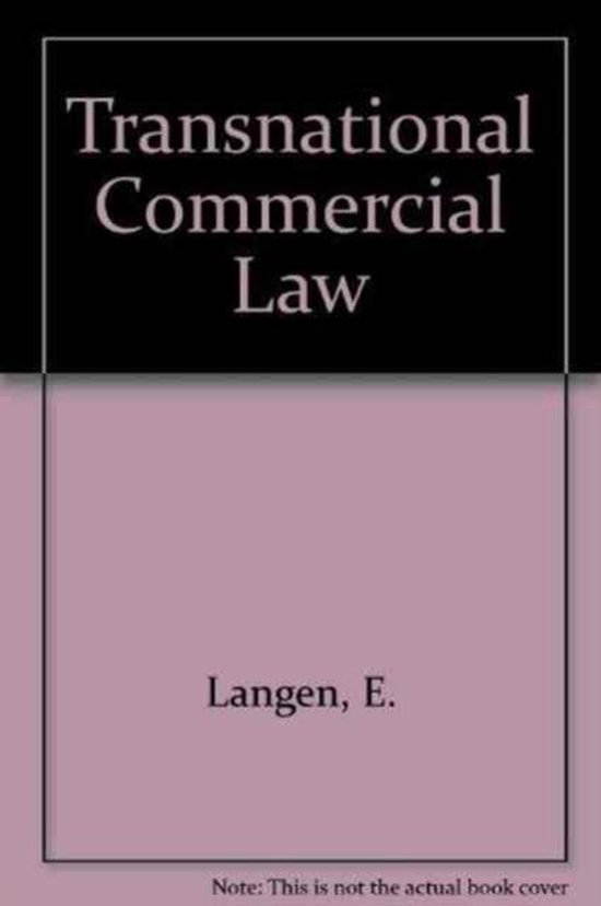Transnational commercial law - Eugen Langen | Tiliboo-afrobeat.com