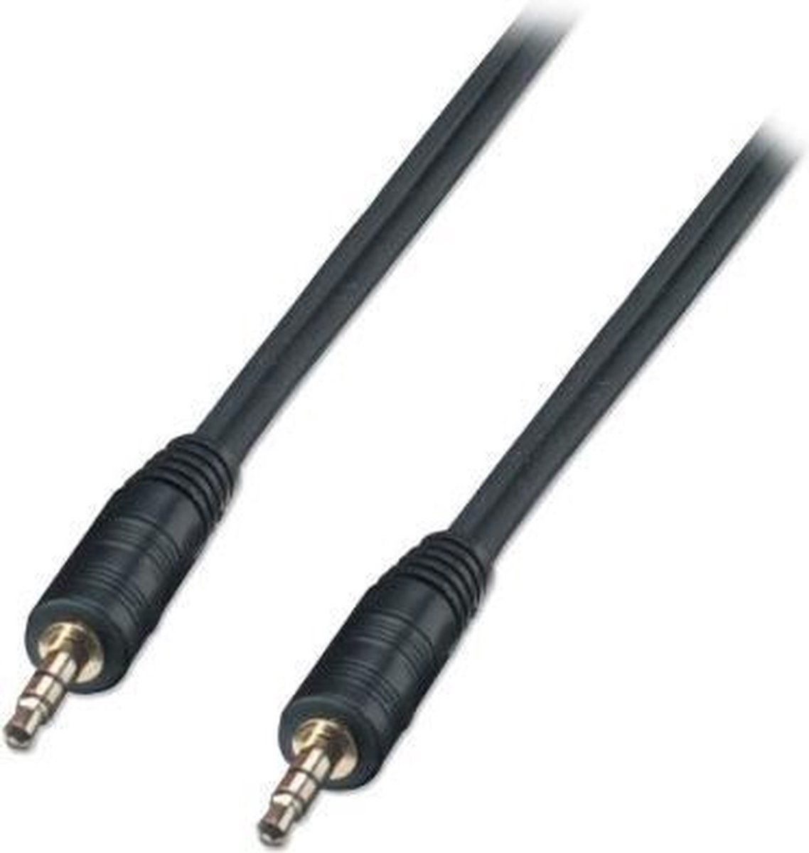 Lindy 35642 2m 3.5mm 3.5mm Zwart audio kabel