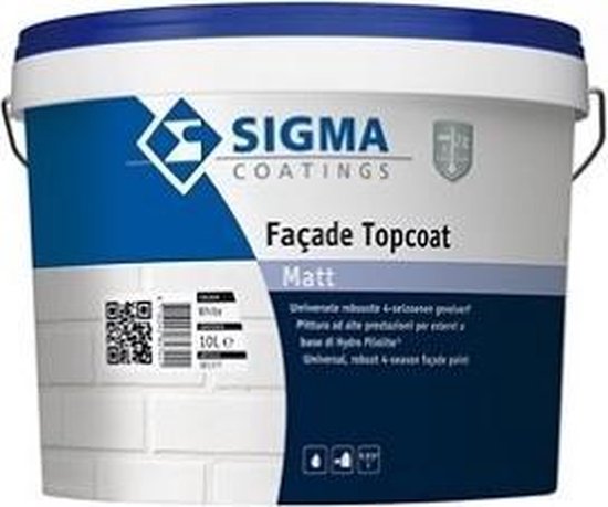 Sigma Facade Topcoat Matt RAL 9011 Grafietzwart 10 Liter | bol.com