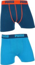 Puma - Jongens Boxershorts Petrol Blauw / Blauw-140