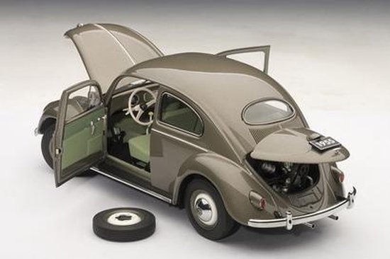 Volkswagen Beetle 1200 Limousine 1955 1:18 AUTOart Grijs 79777 | bol
