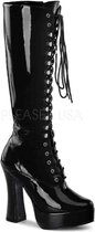 Pleaser Kniehoge laarzen -46 Shoes- ELECTRA-2020 US 15 Zwart