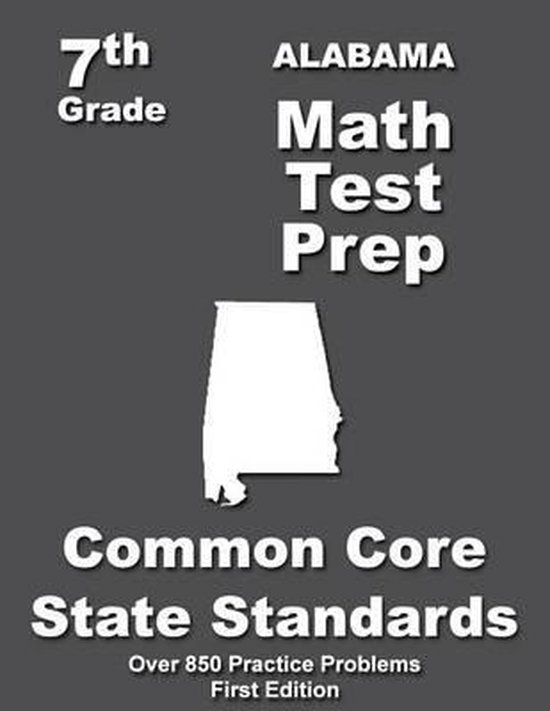Alabama 7th Grade Math Test Prep - cover