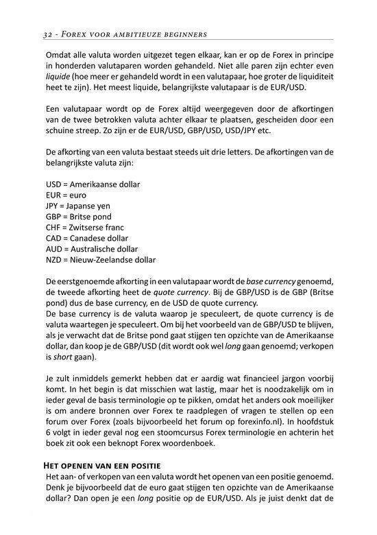 Forex voor ambitieuze beginners