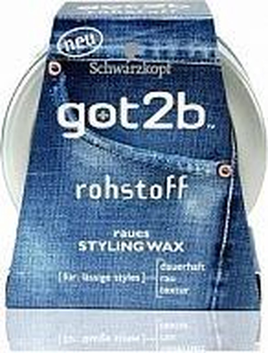 Schwarzkopf Got2B Styling Wax - Rohstoff 75 ml