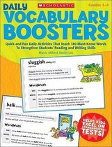 Boek cover Daily Vocabulary Boosters, Grades 3-4 van Marcia Miller