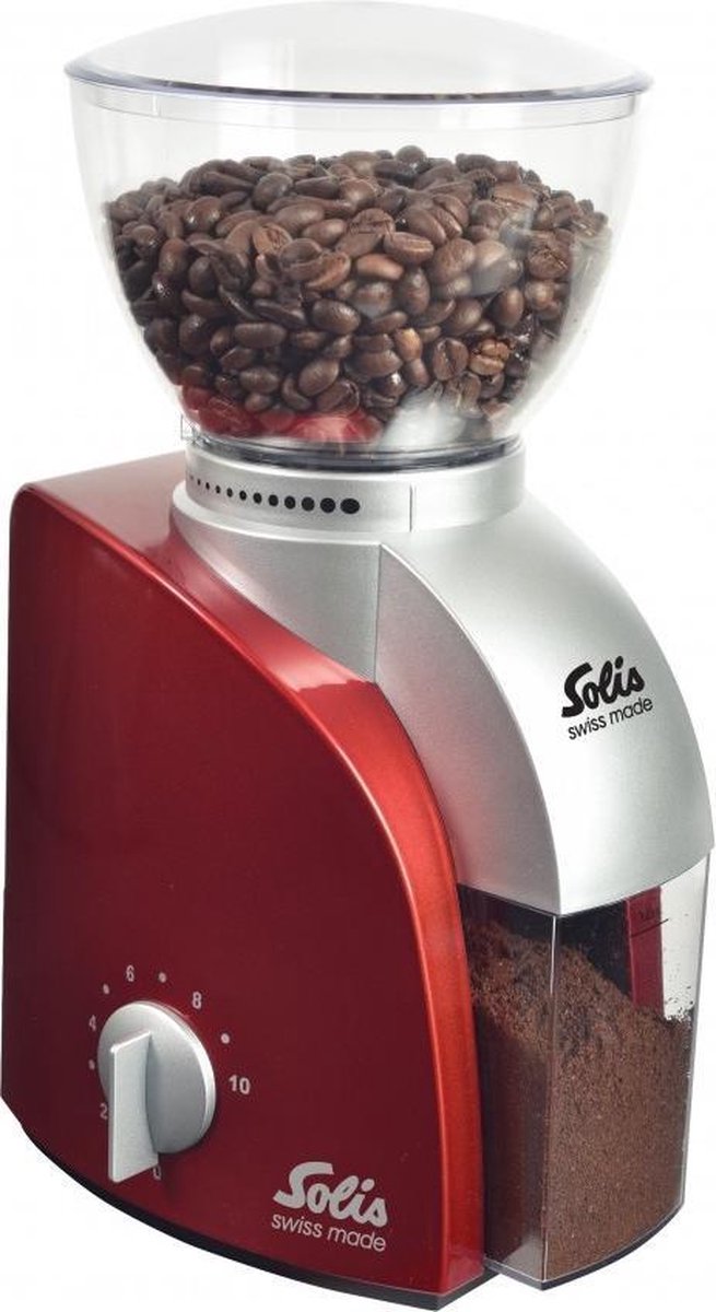 SOLIS Scala Grinder 166 Koffiemolen Rood