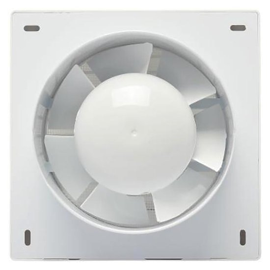 SENCYS ventilator Basic met hor voor muur of plafond Ø125mm wit | bol.com