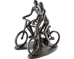 Gilde Handwerk - Beeld - Sculptuur - Fietsers - Metaal