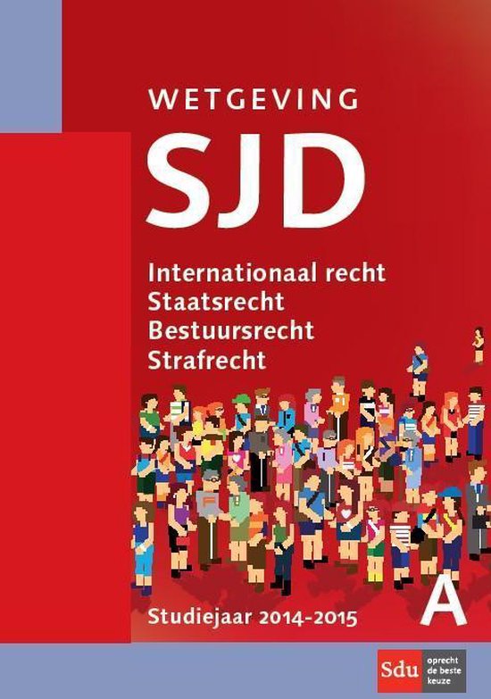 Wetgeving sociaal juridische dienstverlening / 2014-2015 - cover