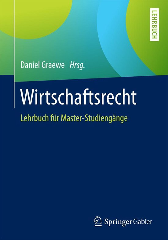 Wirtschaftsrecht - cover