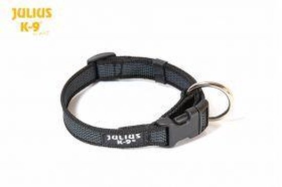 julius k9 - IDC Halsband Anti Slip 39-65CM - hondenhalsband - zwart/grijs -  25mm breed | bol.com